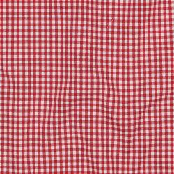 Cotton Poplin 2.7mm Vichy Check - red