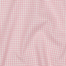 Cotton Poplin 2.7mm Vichy Check - Salmon Orange
