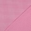 Popeline di cotone 2,7mm Vichy check - fucsia