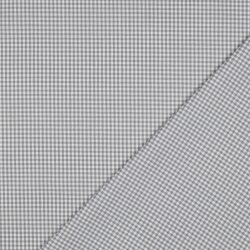 Cotton Poplin 2.7mm Vichy Check - grey