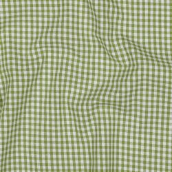 Bavlněný poplin 2,7mm Vichy kostka - láhev zelená