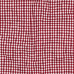 Katoen poplin 2,7mm Vichy ruit - bes