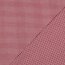 Cotton poplin 2,7mm Vichy check - berry