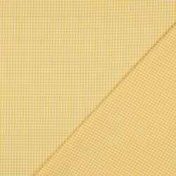 Cotton Poplin 2.7mm Vichy Check - yellow
