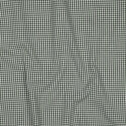 Bavlněný poplin 2,7mm Vichy kostka - tmavě...