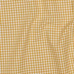 Cotton poplin 2,7mm Vichy check - ochre