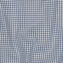 Katoen Poplin 2.7mm Vichy Check - blauw