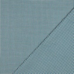 Cotton poplin 2,7mm Vichy check - dark petrol