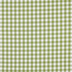 Coton-popeline Vichy check - bouteille verte