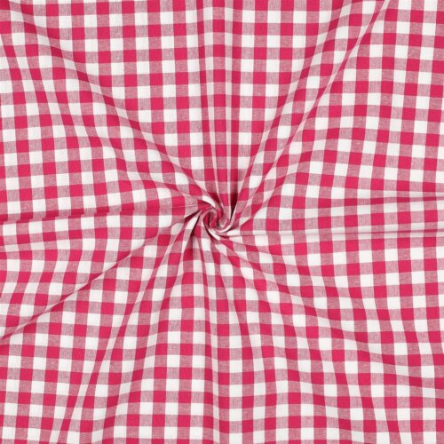 Poeline de coton Vichy check - baies