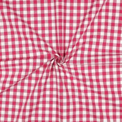 Poeline de coton Vichy check - baies