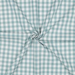 Coton-popeline Vichy check - vert sombre