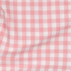 Poeline de coton Vichy check - rose sombre