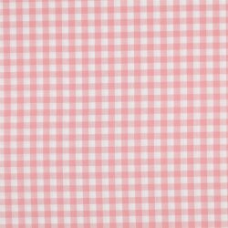 Popeline di cotone Vichy check - rosa scuro