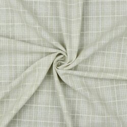 Viscose linge CHECKS - naturel