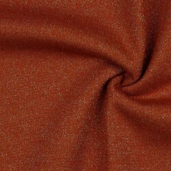 Tissu hiver scintillant - terracotta/doré