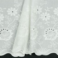 COTTON VOILE border one-sided