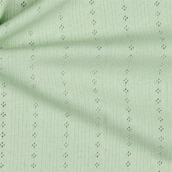 Fine knit jersey - soft green