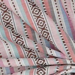 Cotton jacqard stripes - colorful