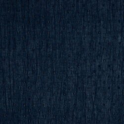 COTONE schiantato DOBBY LUREX GOLD - blu scuro