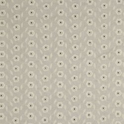 Viscose linen embroidered - natural