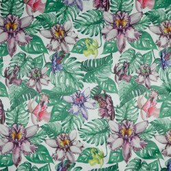 Jacket fabric Digital - white