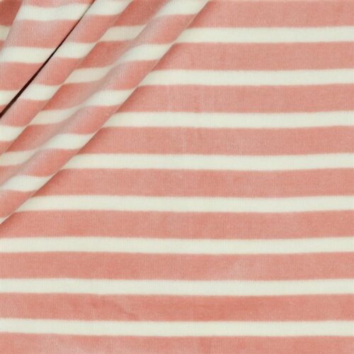 Nicki YARN DYED Stripes - rosa/crema