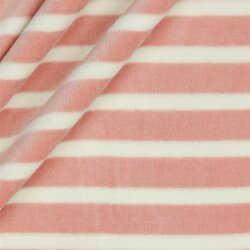 Nicki YARN DYED Stripes - rosa/crema