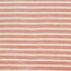 Nickistoff Streifen - rosa/creme