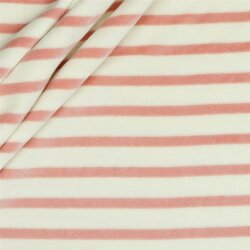 Nicki YARN DYED Stripes - crema/rosa