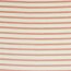 Nickistoff Streifen - creme/rosa