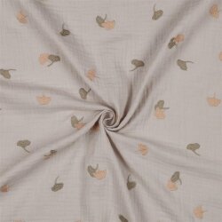 Muslin Embroidered - light sand