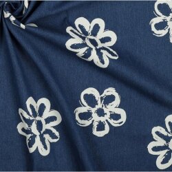 STRETCH JEANS Bloemen