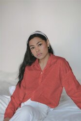 KNITTED embroidered