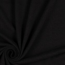 Bamboo cotton jersey - black