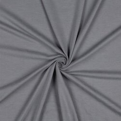 Jersey di cotone bambù - grigio