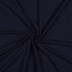 Jersey de coton bambou - bleu foncé