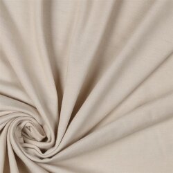 Jersey de coton bambou - sable clair