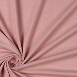 Jersey di cotone bambù - rosa scuro