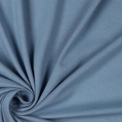 Jersey de algodón bambú - tono azul