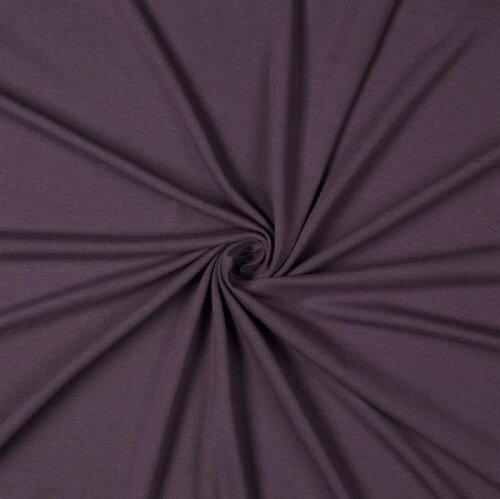 Bamboo cotton jersey - dark purple
