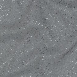 Glitter Tulle Royal - black/silver