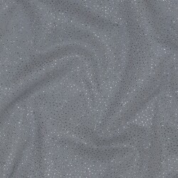 Glitter tulle royal - dark blue/silver