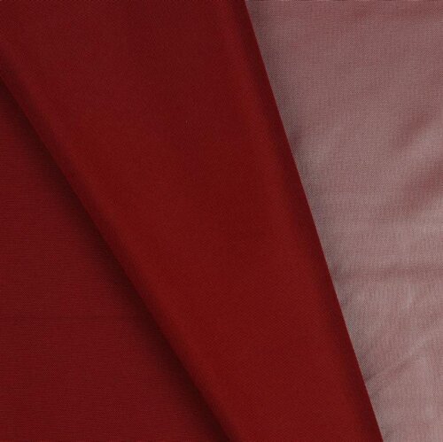 Tessuto per esterni Panama - rosso scuro