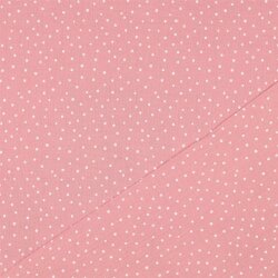 Muslin small dots - quartz pink