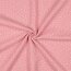 Muslin small dots - quartz pink