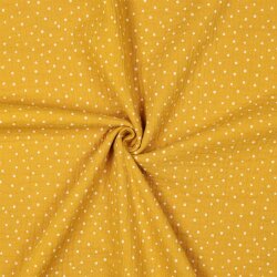 Muselina pequeños puntos - ocre