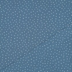 Muslin small dots - blue