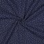 Muslin small dots - dark blue