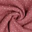 Mussola piccoli punti - rosa perla